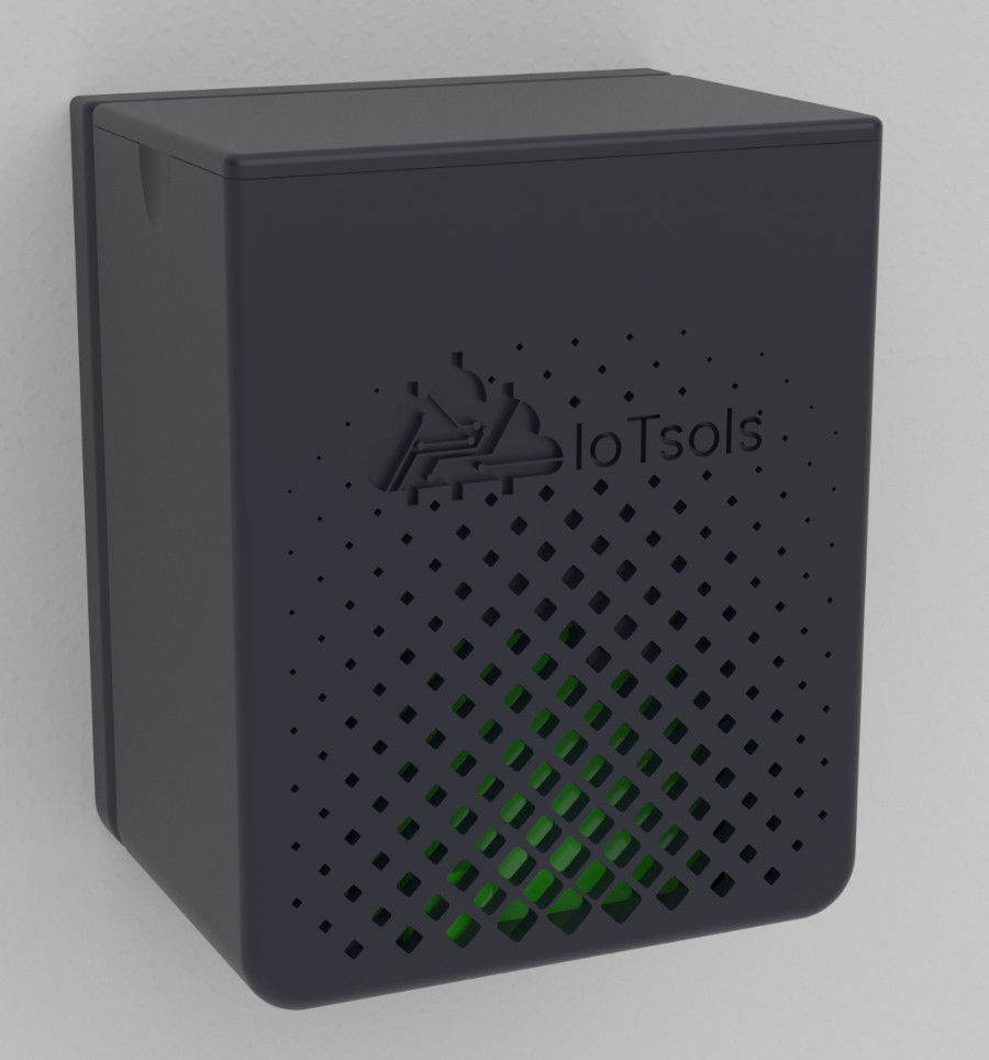 The sensing node, showing the diffusion grille over the sensing element