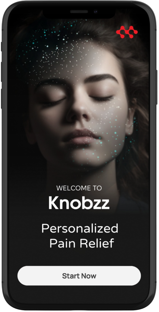 Knobzz application welcome screen