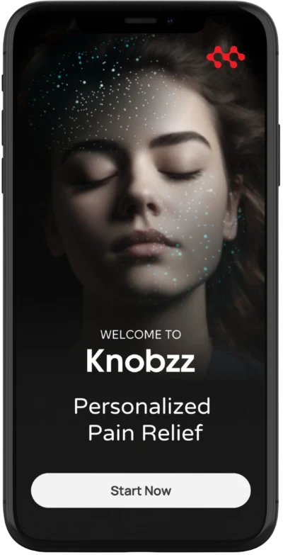 Knobzz application welcome screen