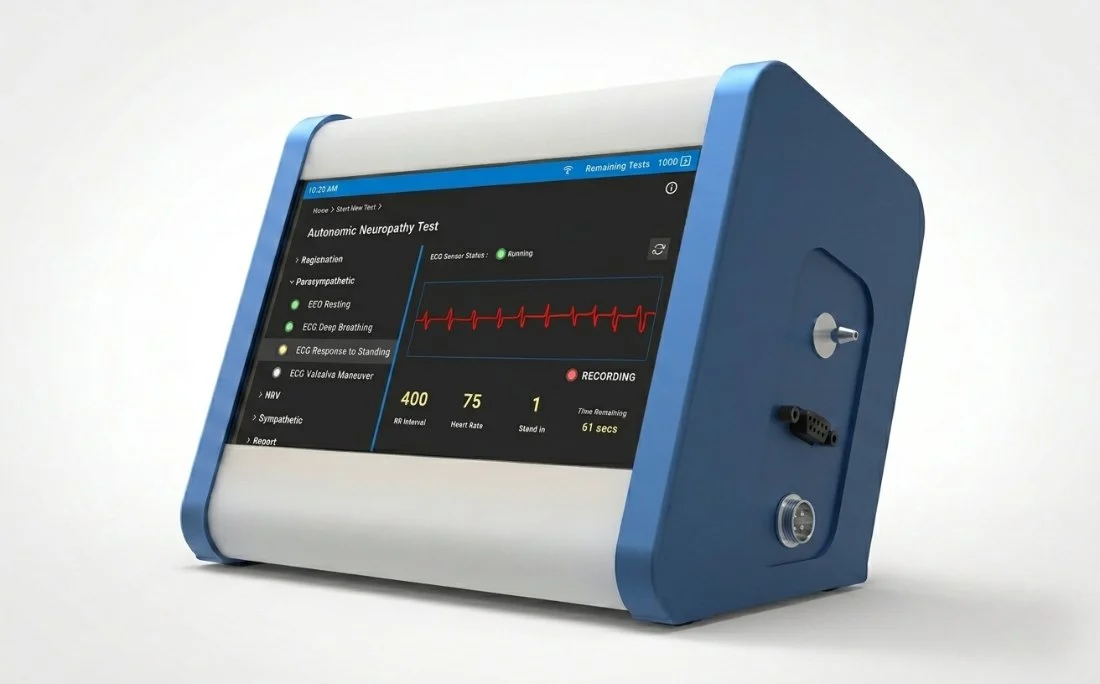 The NIBRA-CS autonomic testing instrument