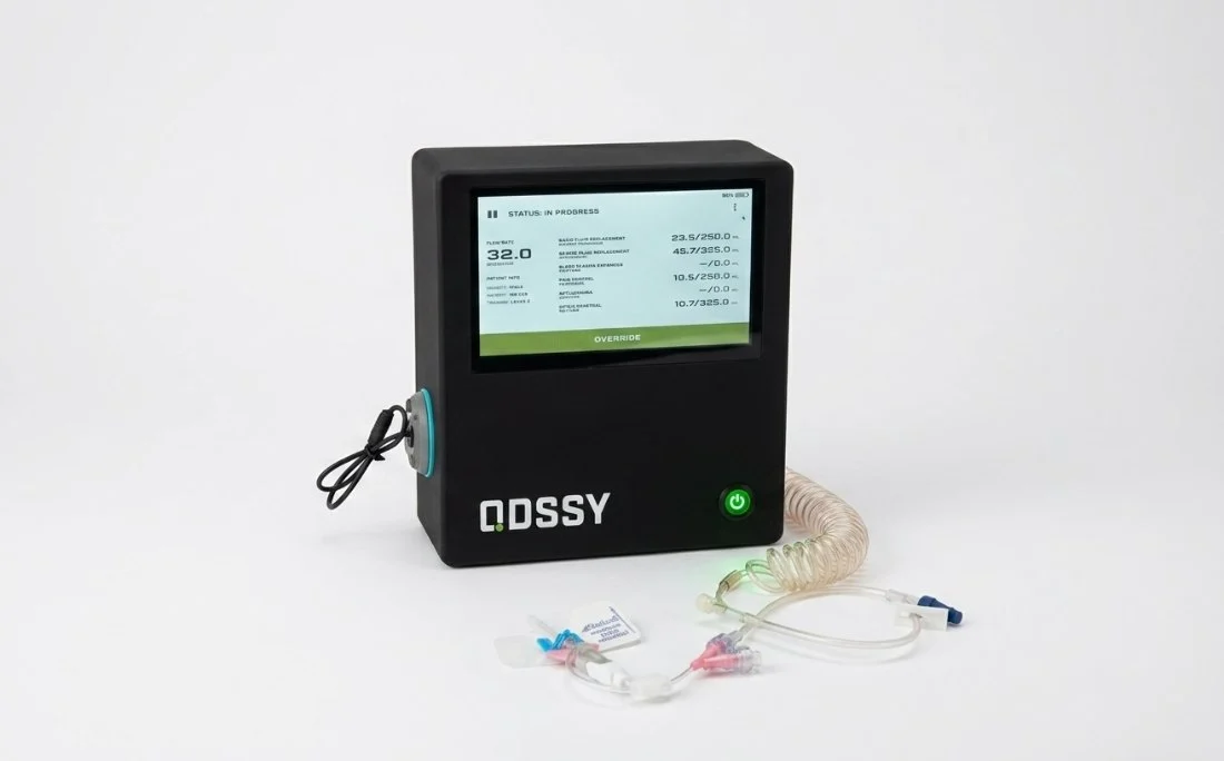 The ODSSY portable fluid management device